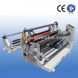 Conductive cloth slitting and rewinding machine