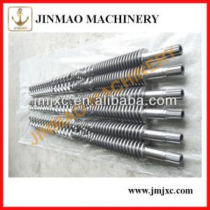 Conical twin screw barrel for Extruders