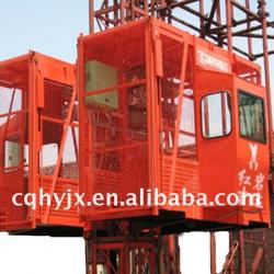 Construction building material lifter