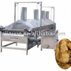 Continuous fish frying machine