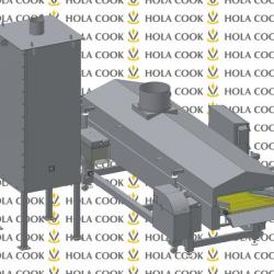 Continuous Fryer with External Heat Exchanger