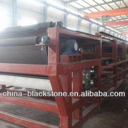 continuous horizontal vacuum belt filter press for mine