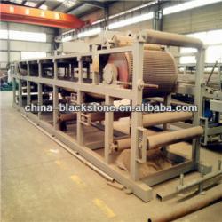 continuous horizontal vacuum belt filter press for mine