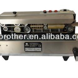 continuous plastic bag heat sealing machine