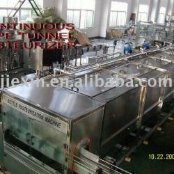 Continuous type tunnel pasteurizer