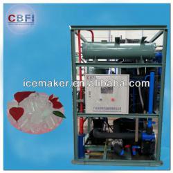 Cooling tube ice maker with automatic operation of 1 ton to 20 tons