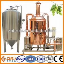 copper beer brewing kettle microbrewery machine