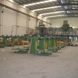 Copper rod continuous upcasting machine