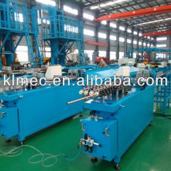 Copper tube straightening and cutting machine