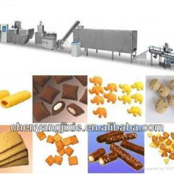 core filling small snacks making machine/snack manufacturing machine/snack machine+86 18764463050