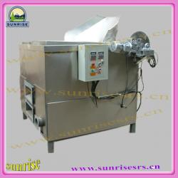 Corn tortilla chips continuous deep fryer machine