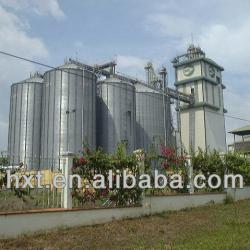 Cornflake storage steel silos,600 ton tank and bins on farm, grain silo