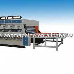 corrugated paperboard flexo ink printing die-cutting and carton machine