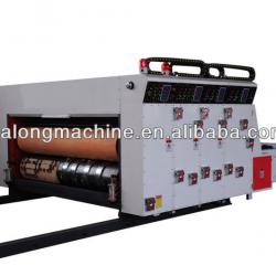 corrugated paperboard flexo ink printing slotting and die cutting machine