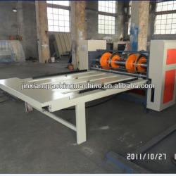 Corrugated paperboard paper-partitioning, line-pressing,corner-cutting & slotting machine