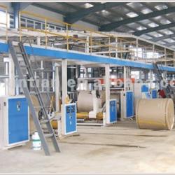 Corrugated sheets production line machine