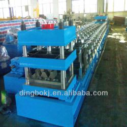 Cr15 Bearing Steel Three Waves Guardrail Roll Forming Machine Fencing , Lighting , Mining