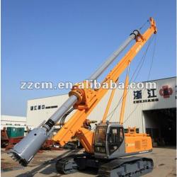 Crawler Type Piling Rig for 45m Depth, ZR80 Rotary Drilling Rig for Piling