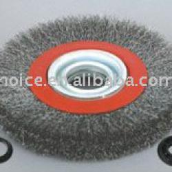 crimped wire circular brush