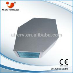 Crossflow air heat exchange