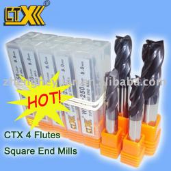 CTX 4 Flutes Carbide Square End Mill