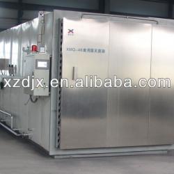 cubic food autoclave machine with motorized door