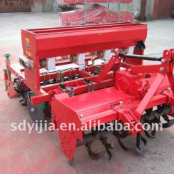 Cultivator fertilizer seeder