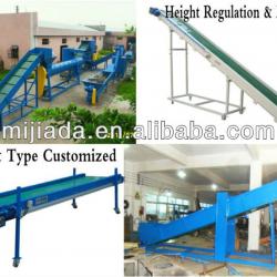 Customized Adjustable Height Inclined Movable Belt Conveyor