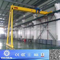 customized semi gantry crane with full heart service