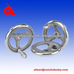 Customs investment casting cnc lathe handwheel