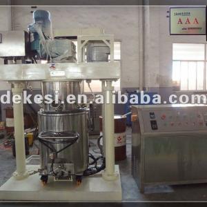 Design and make SXJ-200 vacuum Planetary mixer and heating machine for printing ink making with control cabinet