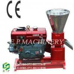 Diesel endine hot sale flat die pellet making machine for homeuse