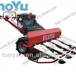 Diesel engine drive mini type rice harvester