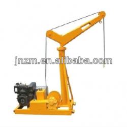 diesel engine jib mini crane 0.5T and 1T