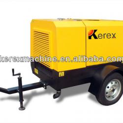 Diesel portable screw air compressor 20kw