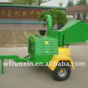 diesel powered industrial wood chipper with CE