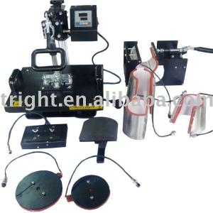 digital 8 in 1 combo/multifunctional/combined heat press machine