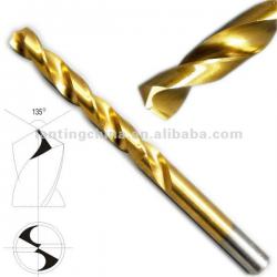 DIN338 RN Tin Coated HSS Twist Drill Bit