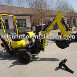 direct factory self-powered backhoe towable backhoe with discout price