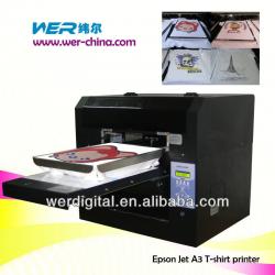 direct to garment printer A3 size refitted from Epson Jet 1390 2880dpi max with CISS ink system