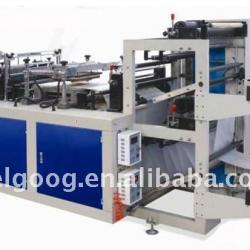 Disposable plastic glove making machine