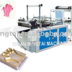 Disposable plastic glove making machine,one time using glove making machine