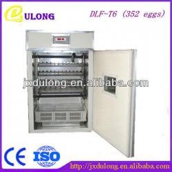 DLF-T6 CE approved hold 352 eggs automatic industrial poultry hatchery incubator for sale