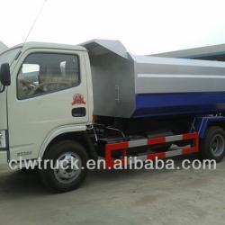 Dongfeng 5000litres hydraulic lifter garbage truck