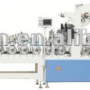 Door frame wrapping machine