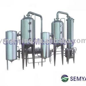 Double-effect vacuum concentrator (evaporator)