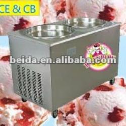 double fry ice pan Machine/fried ice cream machine