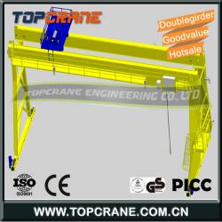 Double girder Gantry crane with hoist trolley