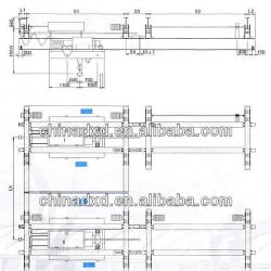 Double Girder Passing Orbit Suspension Overhead Crane