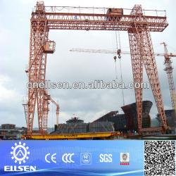 Double girder truss type gantry crane